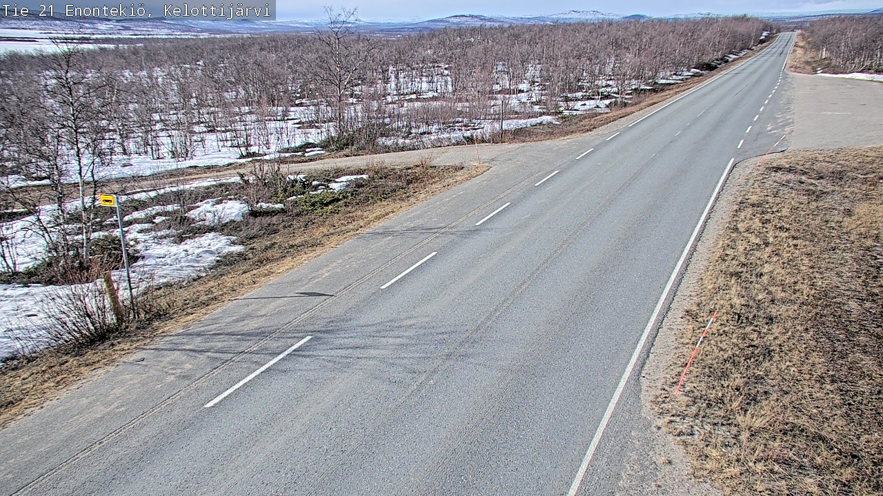 Kelikamerat Kuva Tie 21 Enontekiö, Kelottijärvi, Enontekiö, Lappi