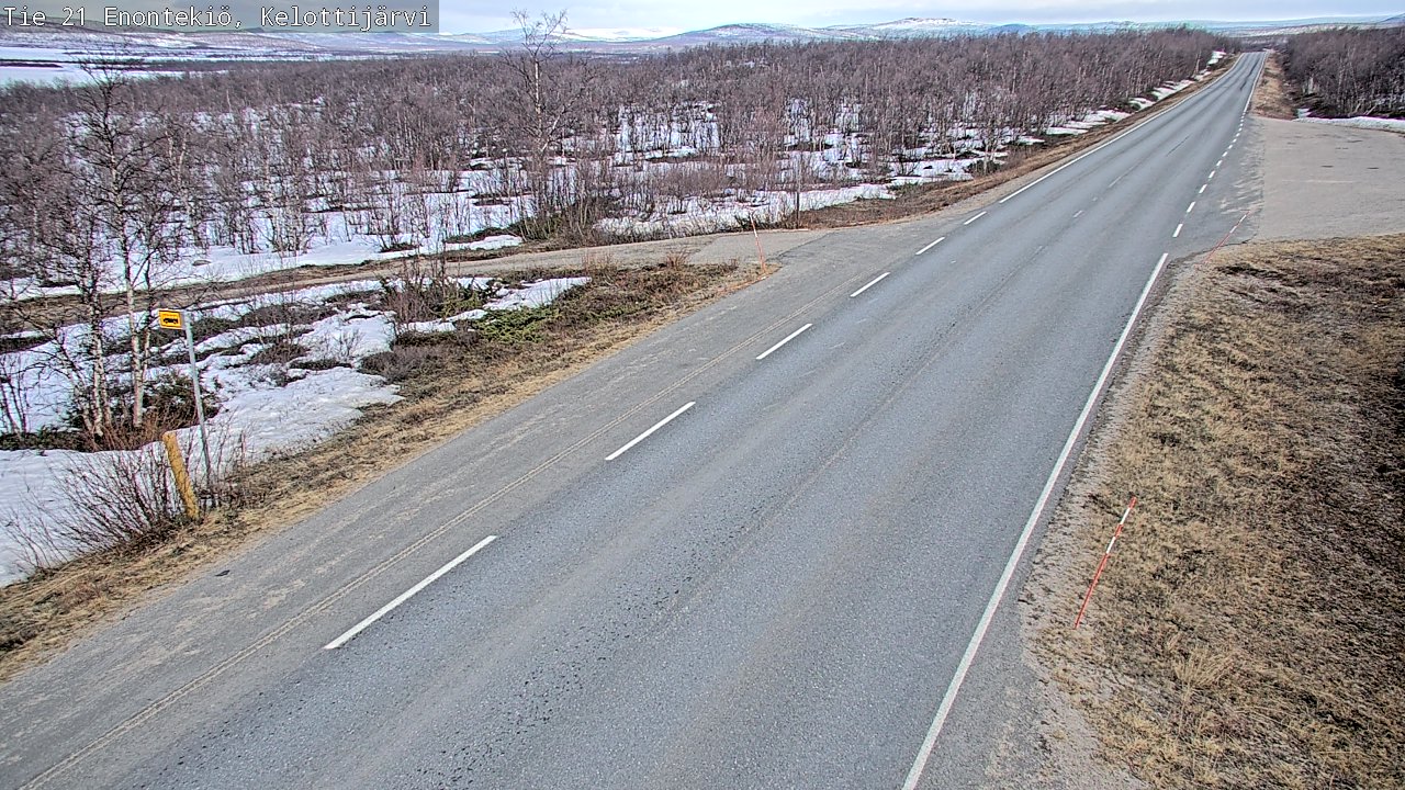 Kelikamerat Kuva Tie 21 Enontekiö, Kelottijärvi, Enontekiö, Lappi