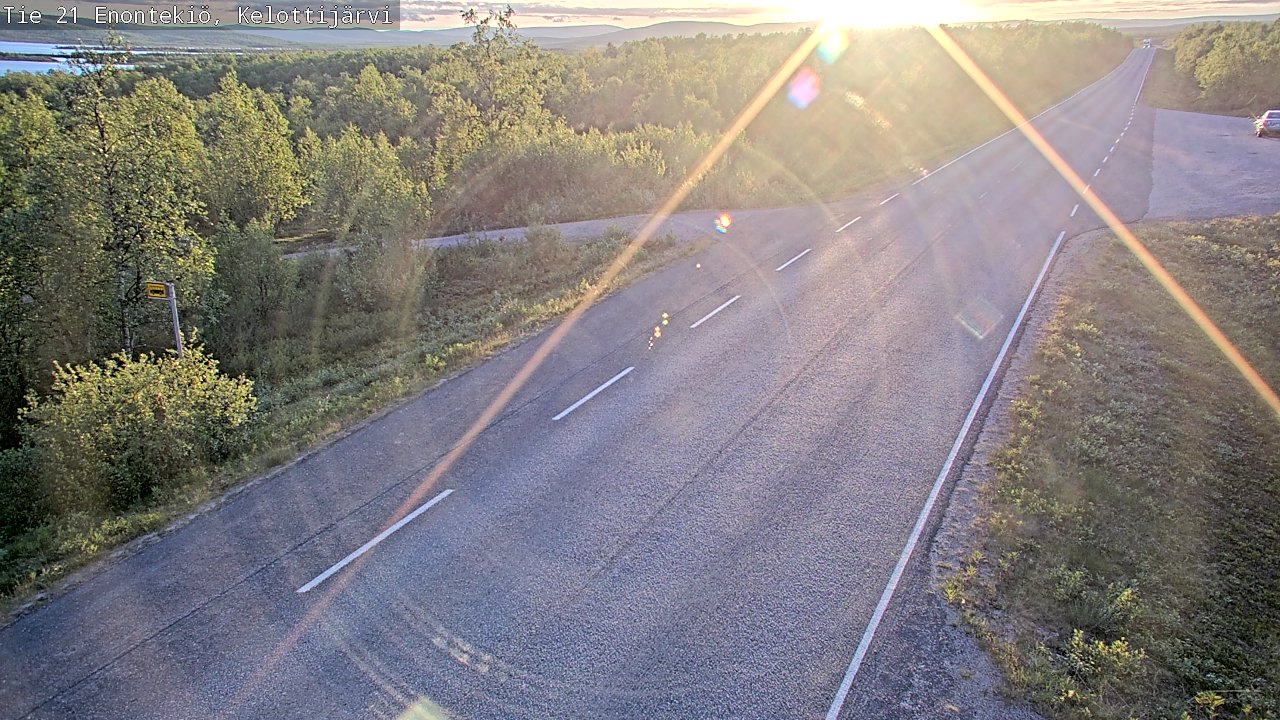 Kelikamerat Kuva Tie 21 Enontekiö, Kelottijärvi, Enontekiö, Lappi