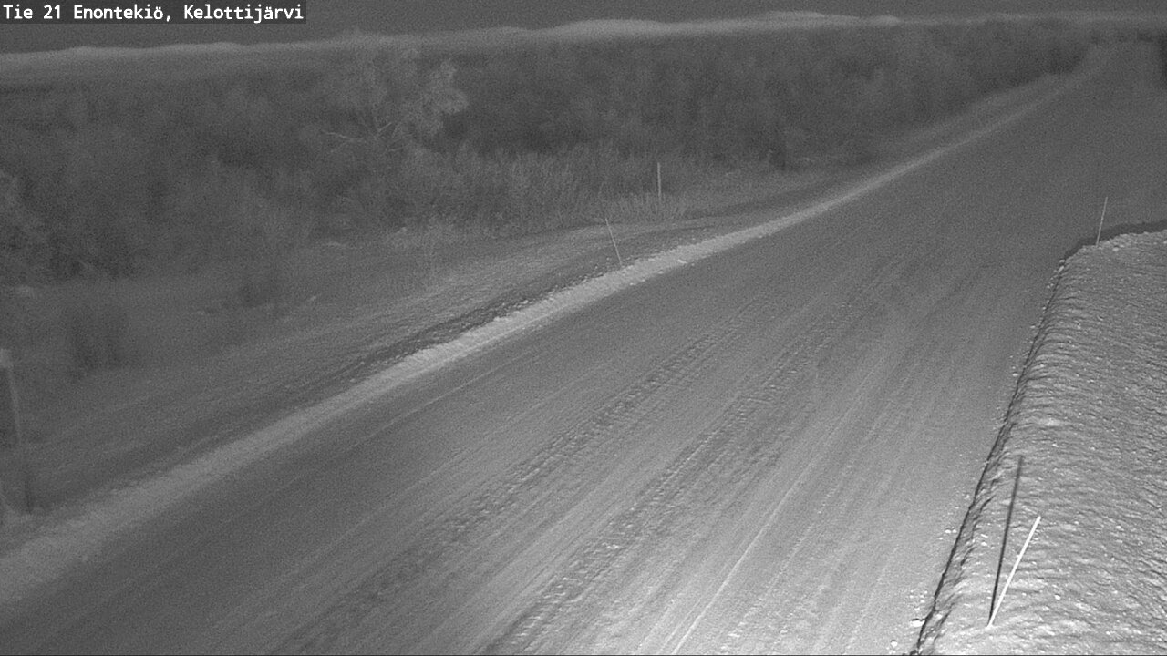 Weather Camera Image Road 21 Enontekiö, Kelottijärvi, Enontekiö, Lappi
