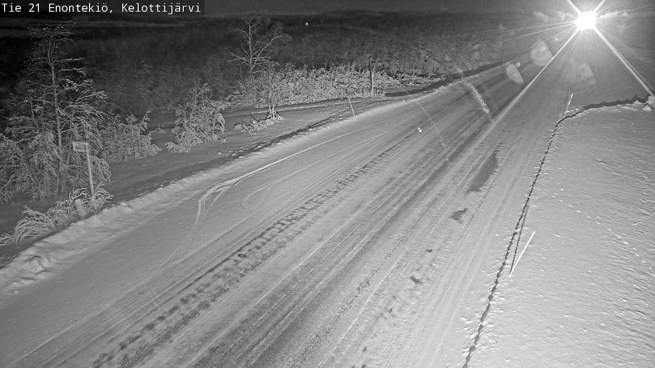 Kelikamerat Kuva Tie 21 Enontekiö, Kelottijärvi, Enontekiö, Lappi