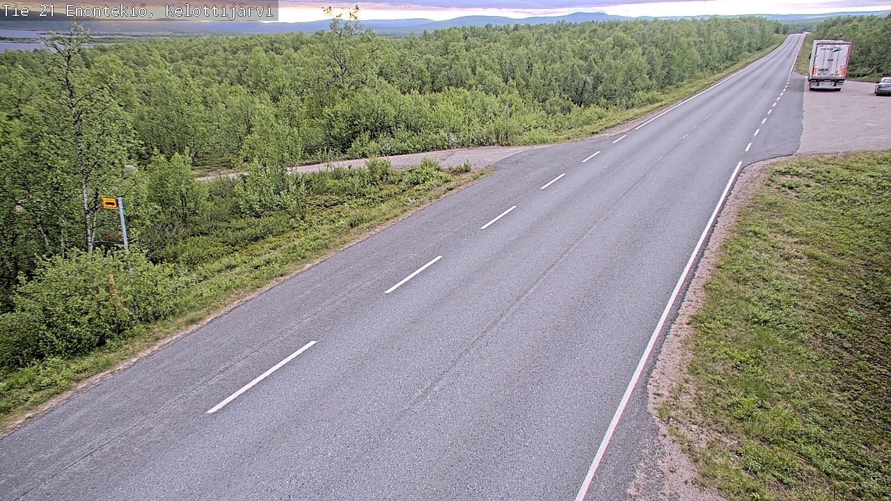 Kelikamerat Kuva Tie 21 Enontekiö, Kelottijärvi, Enontekiö, Lappi