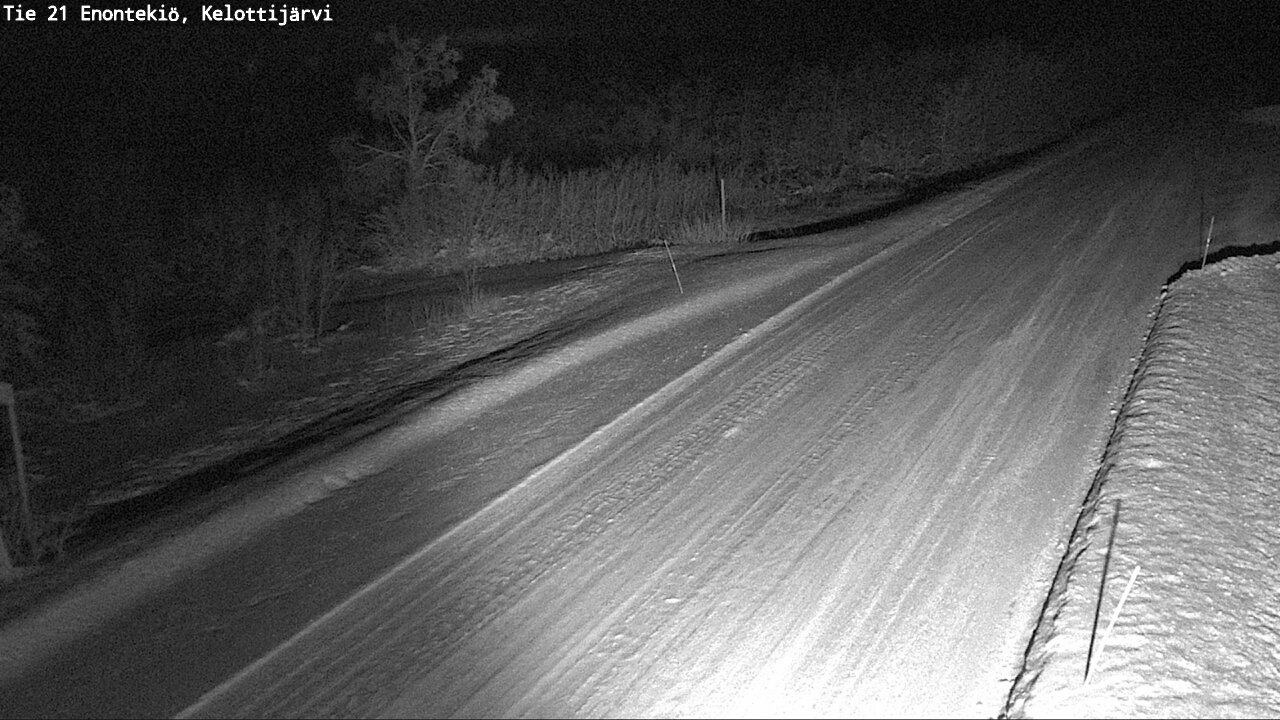 Weather Camera Image Road 21 Enontekiö, Kelottijärvi, Enontekiö, Lappi