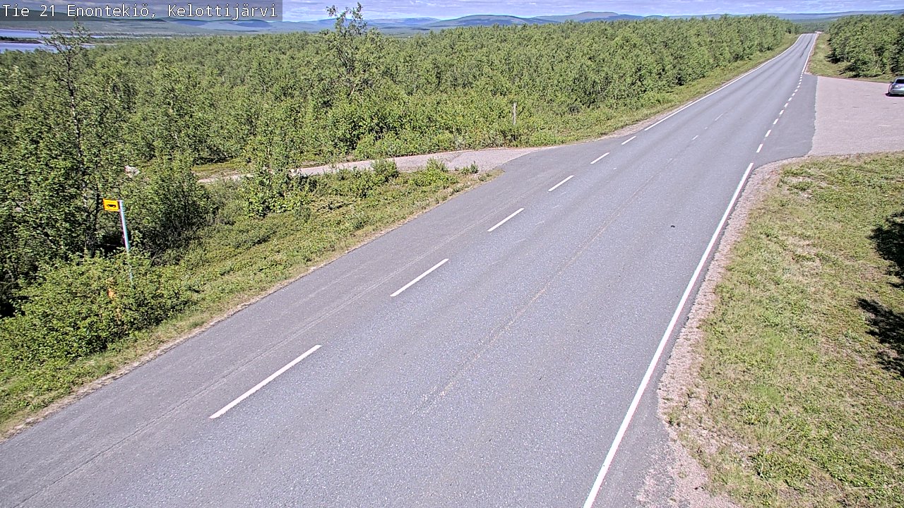 Kelikamerat Kuva Tie 21 Enontekiö, Kelottijärvi, Enontekiö, Lappi