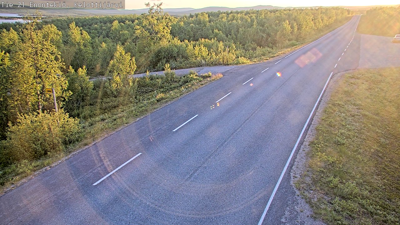 Kelikamerat Kuva Tie 21 Enontekiö, Kelottijärvi, Enontekiö, Lappi