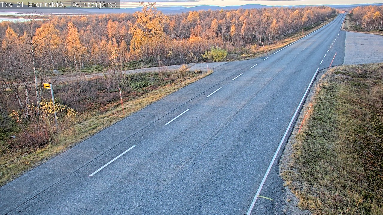 Kelikamerat Kuva Tie 21 Enontekiö, Kelottijärvi, Enontekiö, Lappi