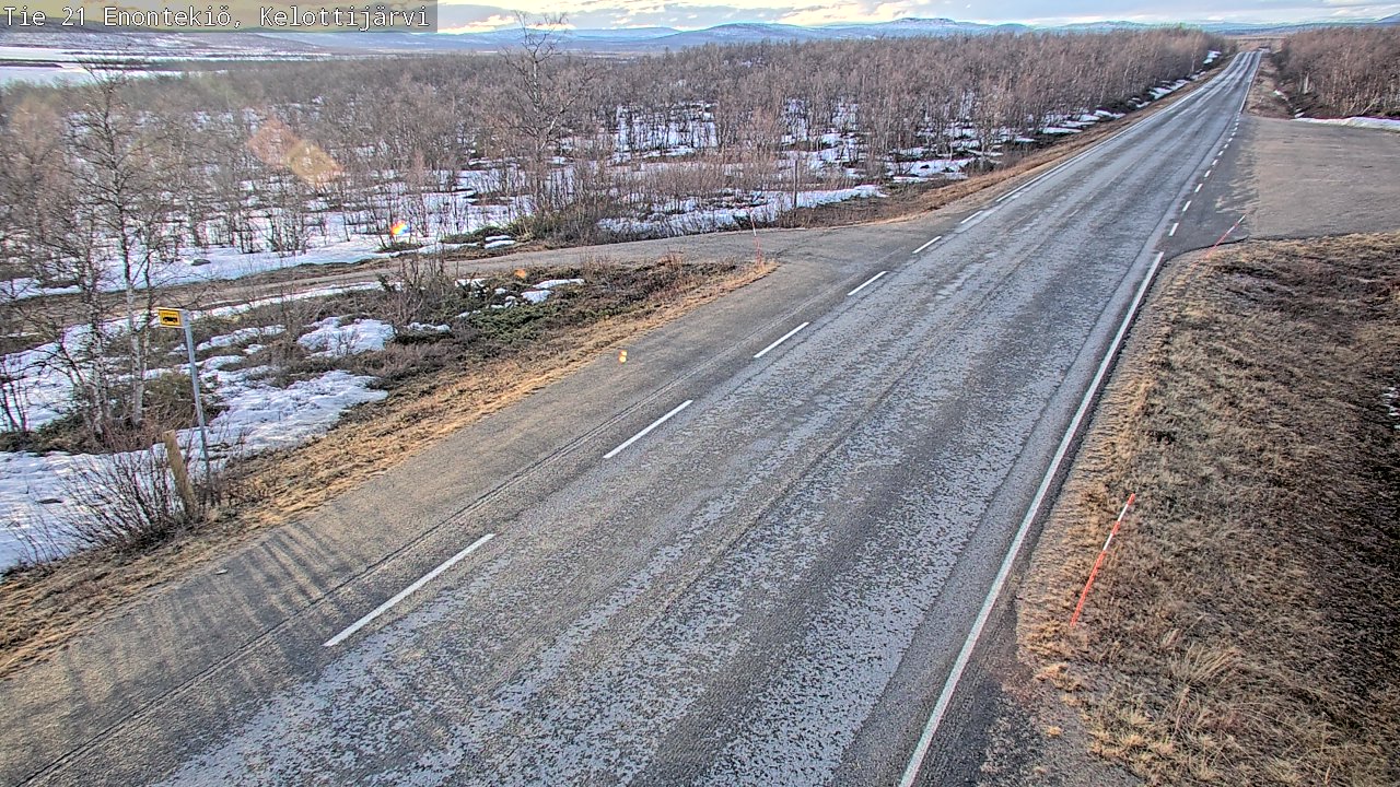Kelikamerat Kuva Tie 21 Enontekiö, Kelottijärvi, Enontekiö, Lappi