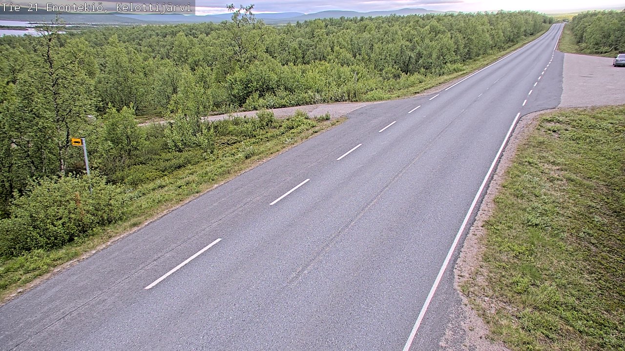 Kelikamerat Kuva Tie 21 Enontekiö, Kelottijärvi, Enontekiö, Lappi