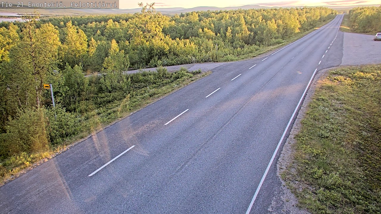 Kelikamerat Kuva Tie 21 Enontekiö, Kelottijärvi, Enontekiö, Lappi