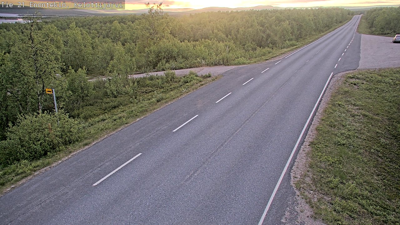 Kelikamerat Kuva Tie 21 Enontekiö, Kelottijärvi, Enontekiö, Lappi