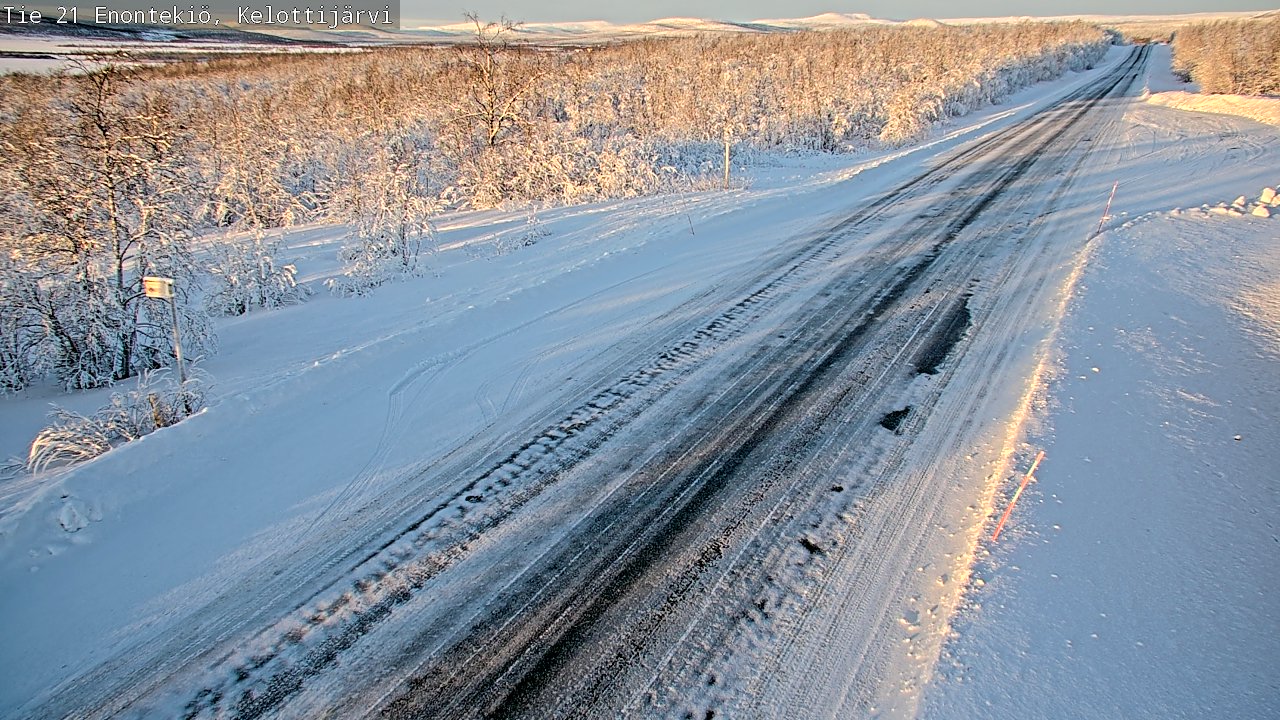 Kelikamerat Kuva Tie 21 Enontekiö, Kelottijärvi, Enontekiö, Lappi