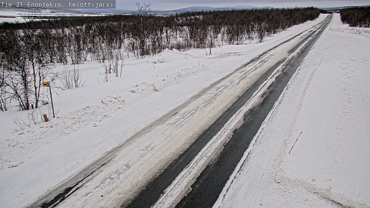 Kelikamerat Kuva Tie 21 Enontekiö, Kelottijärvi, Enontekiö, Lappi