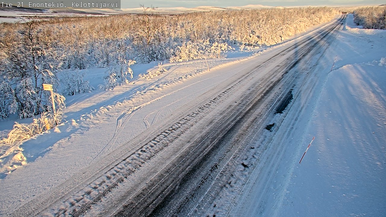 Kelikamerat Kuva Tie 21 Enontekiö, Kelottijärvi, Enontekiö, Lappi