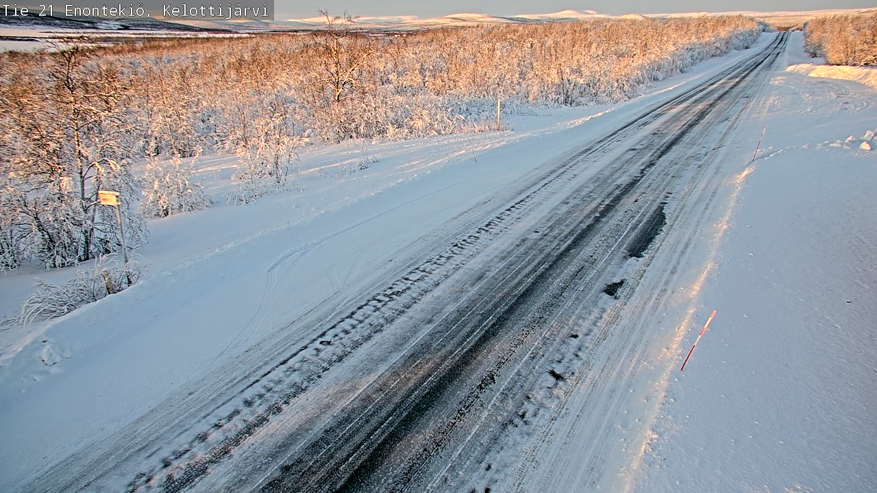 Kelikamerat Kuva Tie 21 Enontekiö, Kelottijärvi, Enontekiö, Lappi