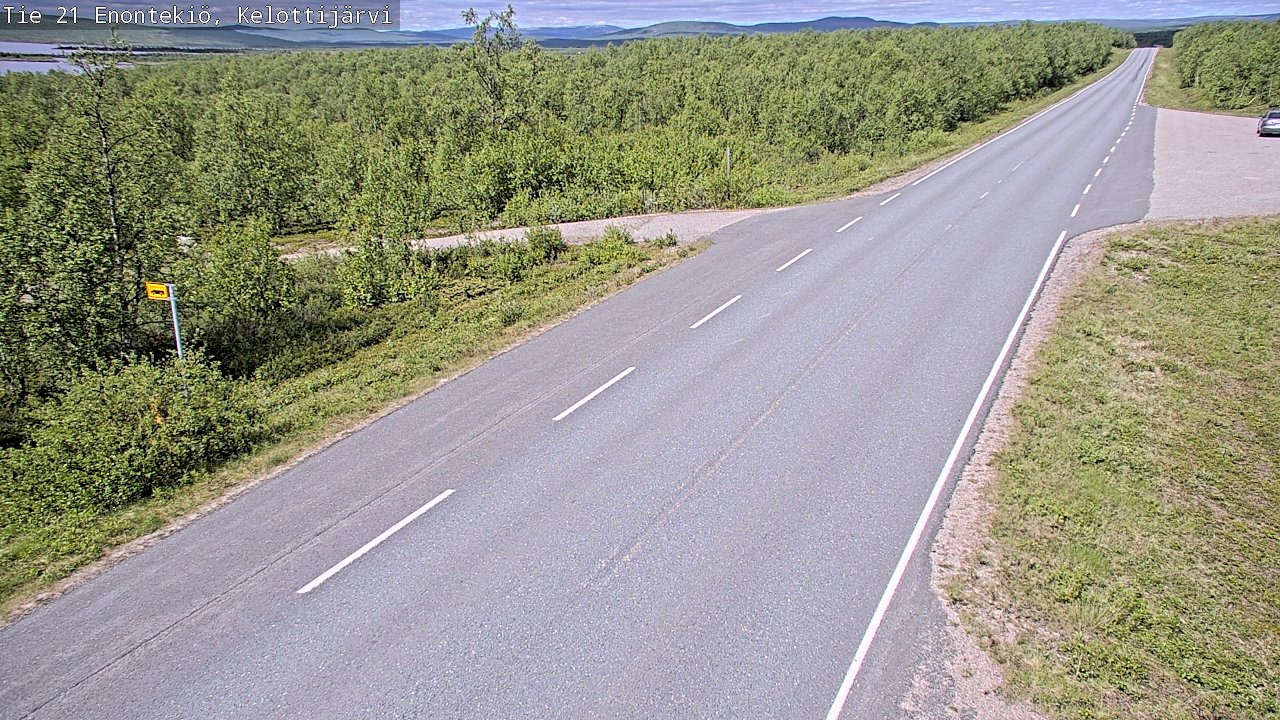 Kelikamerat Kuva Tie 21 Enontekiö, Kelottijärvi, Enontekiö, Lappi