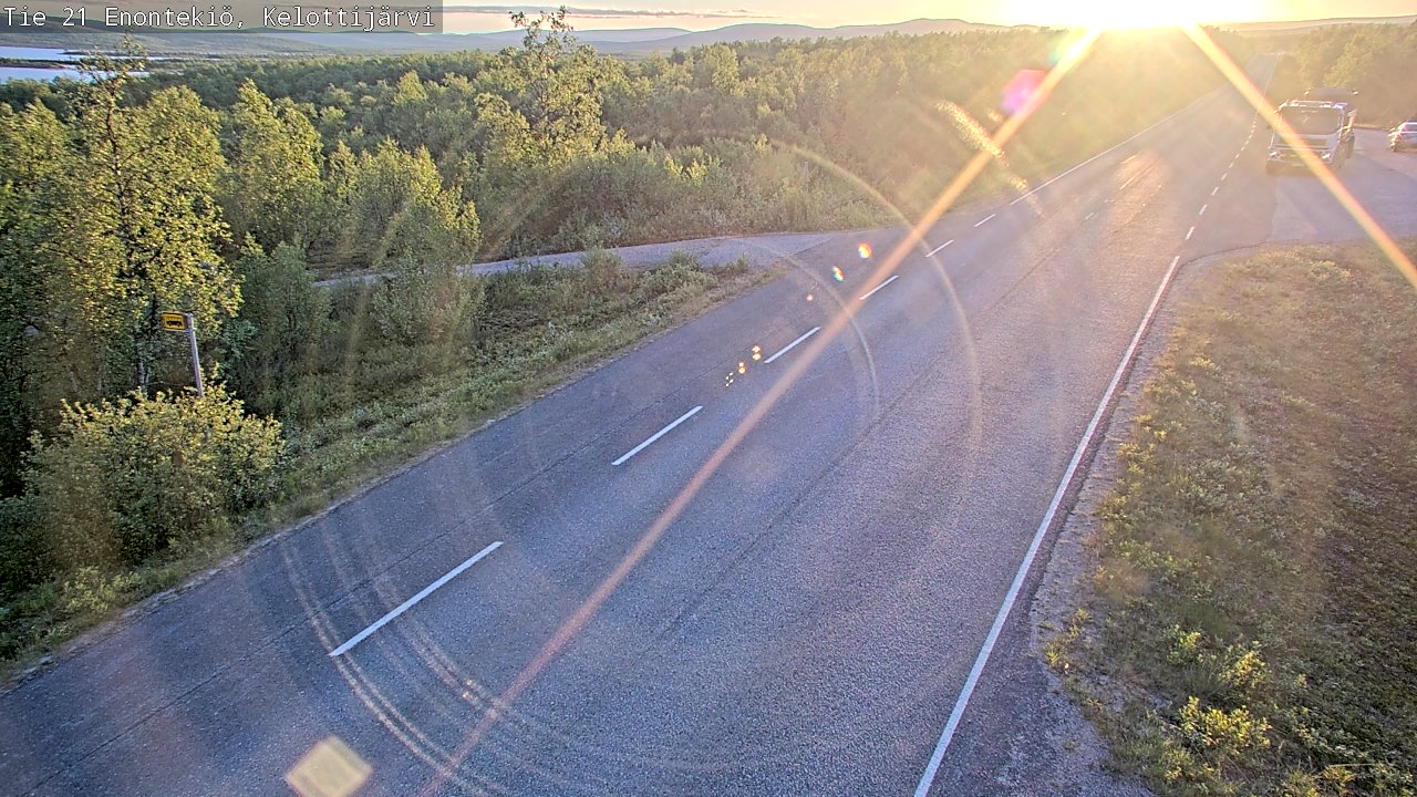 Kelikamerat Kuva Tie 21 Enontekiö, Kelottijärvi, Enontekiö, Lappi