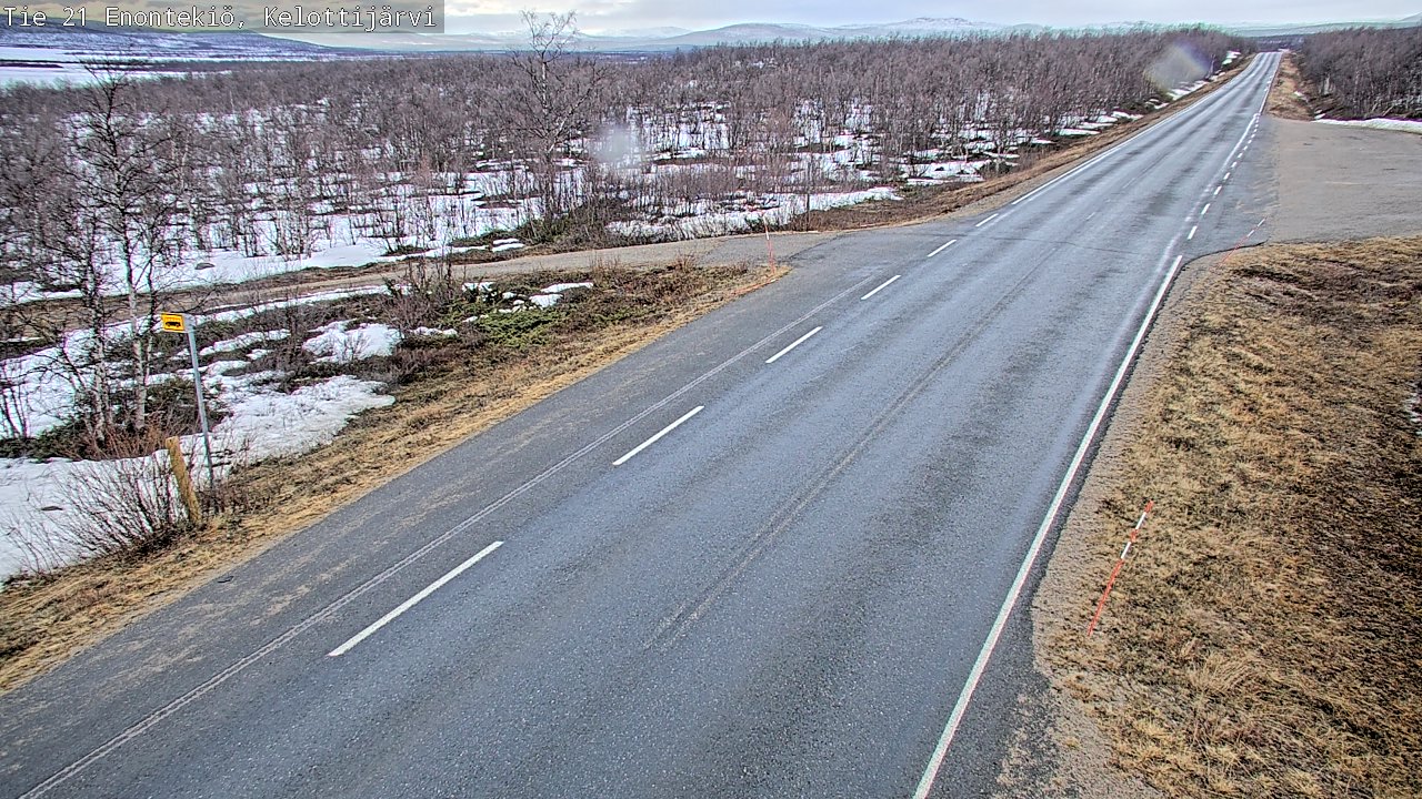 Kelikamerat Kuva Tie 21 Enontekiö, Kelottijärvi, Enontekiö, Lappi