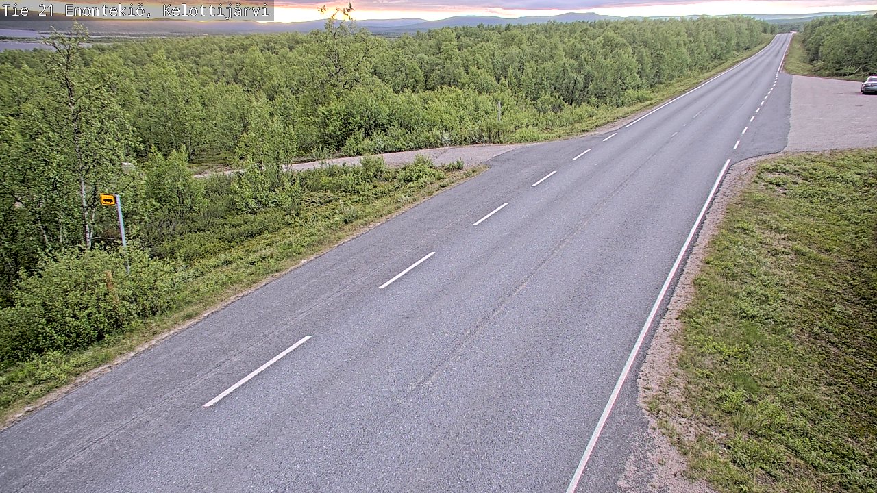 Kelikamerat Kuva Tie 21 Enontekiö, Kelottijärvi, Enontekiö, Lappi