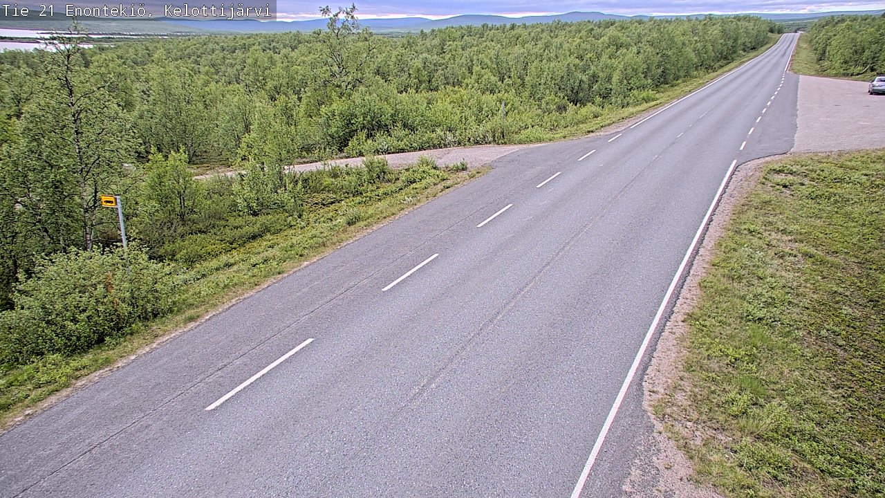 Kelikamerat Kuva Tie 21 Enontekiö, Kelottijärvi, Enontekiö, Lappi