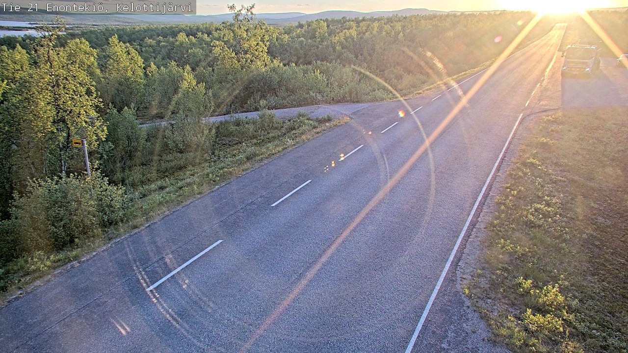 Kelikamerat Kuva Tie 21 Enontekiö, Kelottijärvi, Enontekiö, Lappi