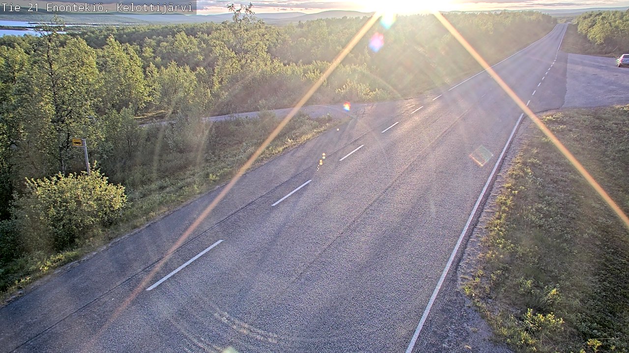 Kelikamerat Kuva Tie 21 Enontekiö, Kelottijärvi, Enontekiö, Lappi