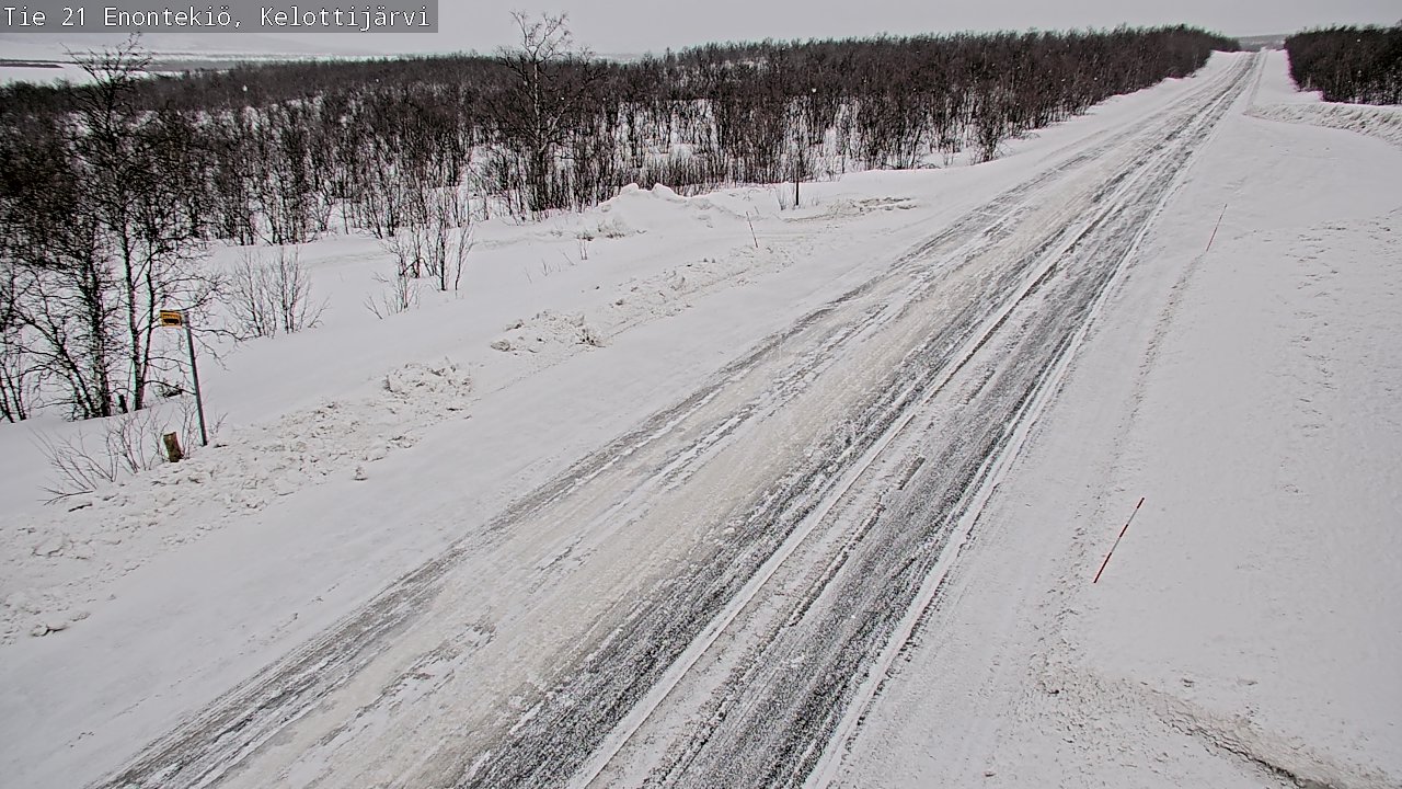 Kelikamerat Kuva Tie 21 Enontekiö, Kelottijärvi, Enontekiö, Lappi