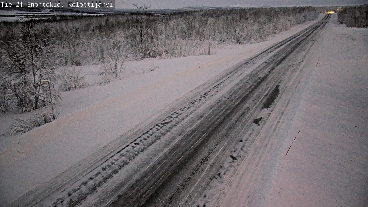 Kelikamerat Kuva Tie 21 Enontekiö, Kelottijärvi, Enontekiö, Lappi