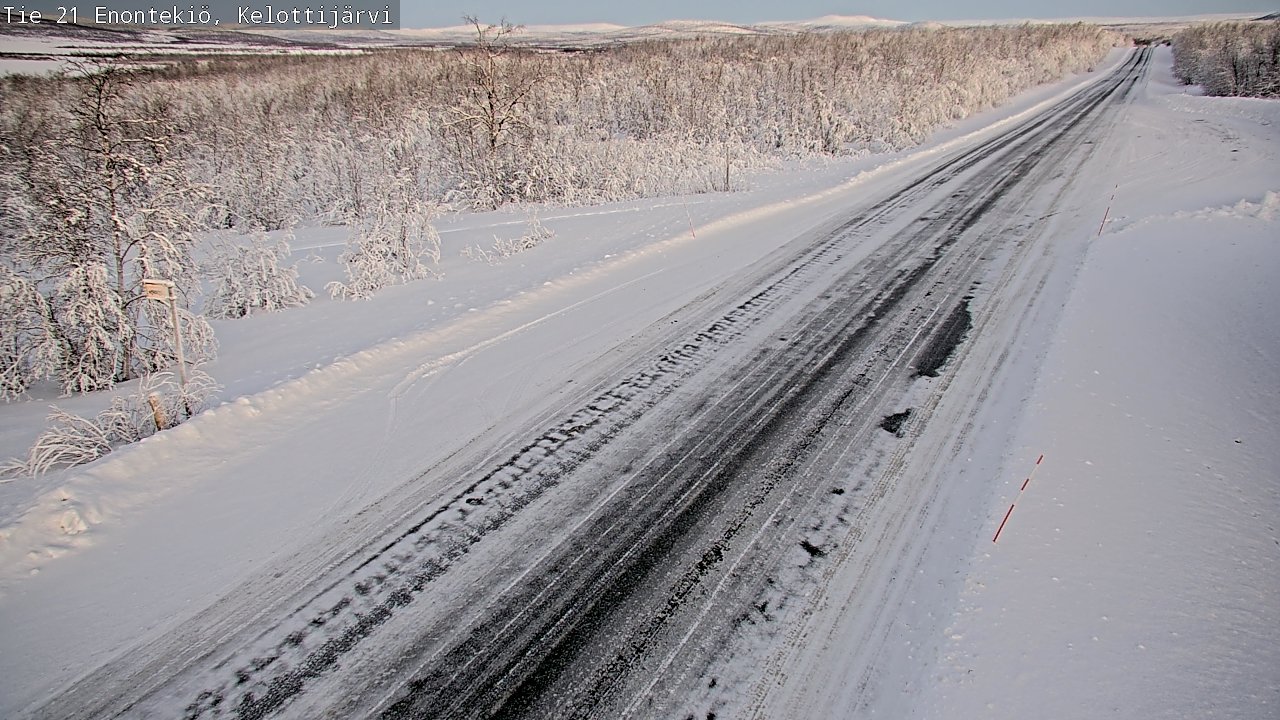 Kelikamerat Kuva Tie 21 Enontekiö, Kelottijärvi, Enontekiö, Lappi