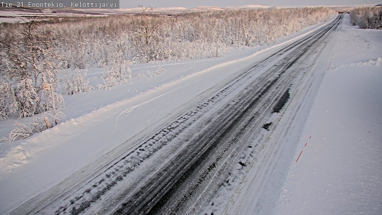 Kelikamerat Kuva Tie 21 Enontekiö, Kelottijärvi, Enontekiö, Lappi