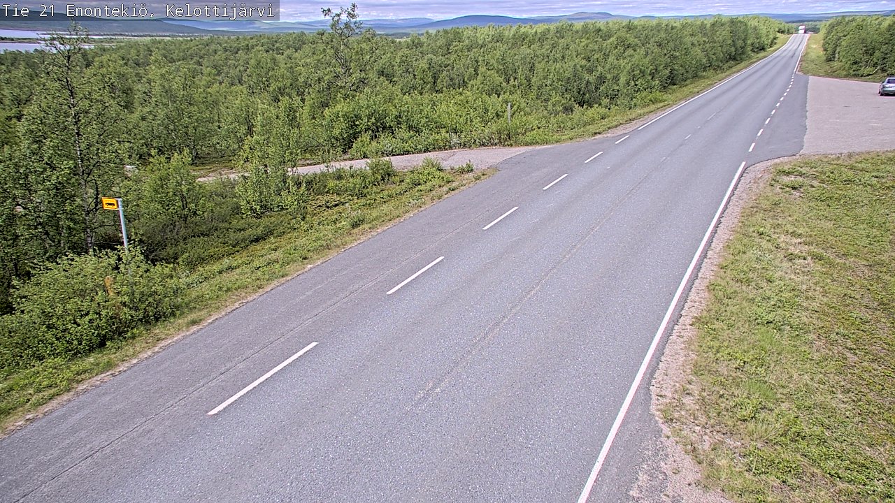 Kelikamerat Kuva Tie 21 Enontekiö, Kelottijärvi, Enontekiö, Lappi