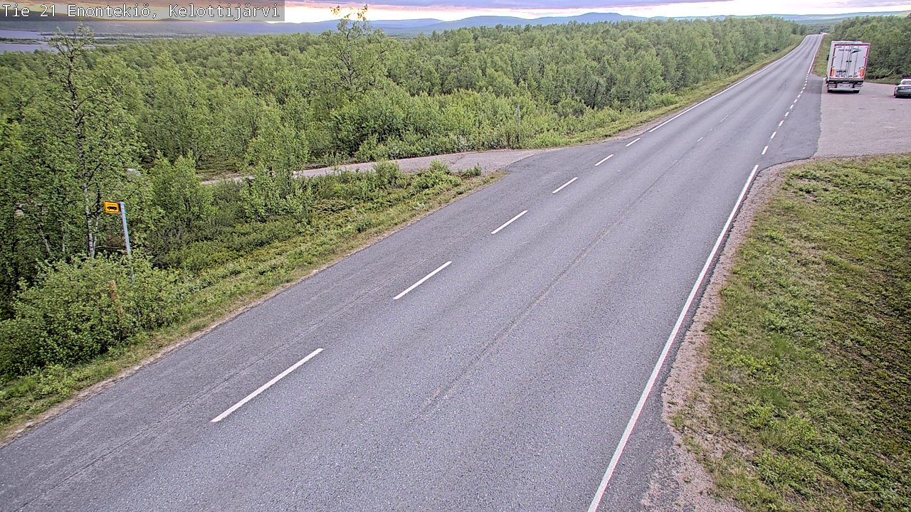 Kelikamerat Kuva Tie 21 Enontekiö, Kelottijärvi, Enontekiö, Lappi