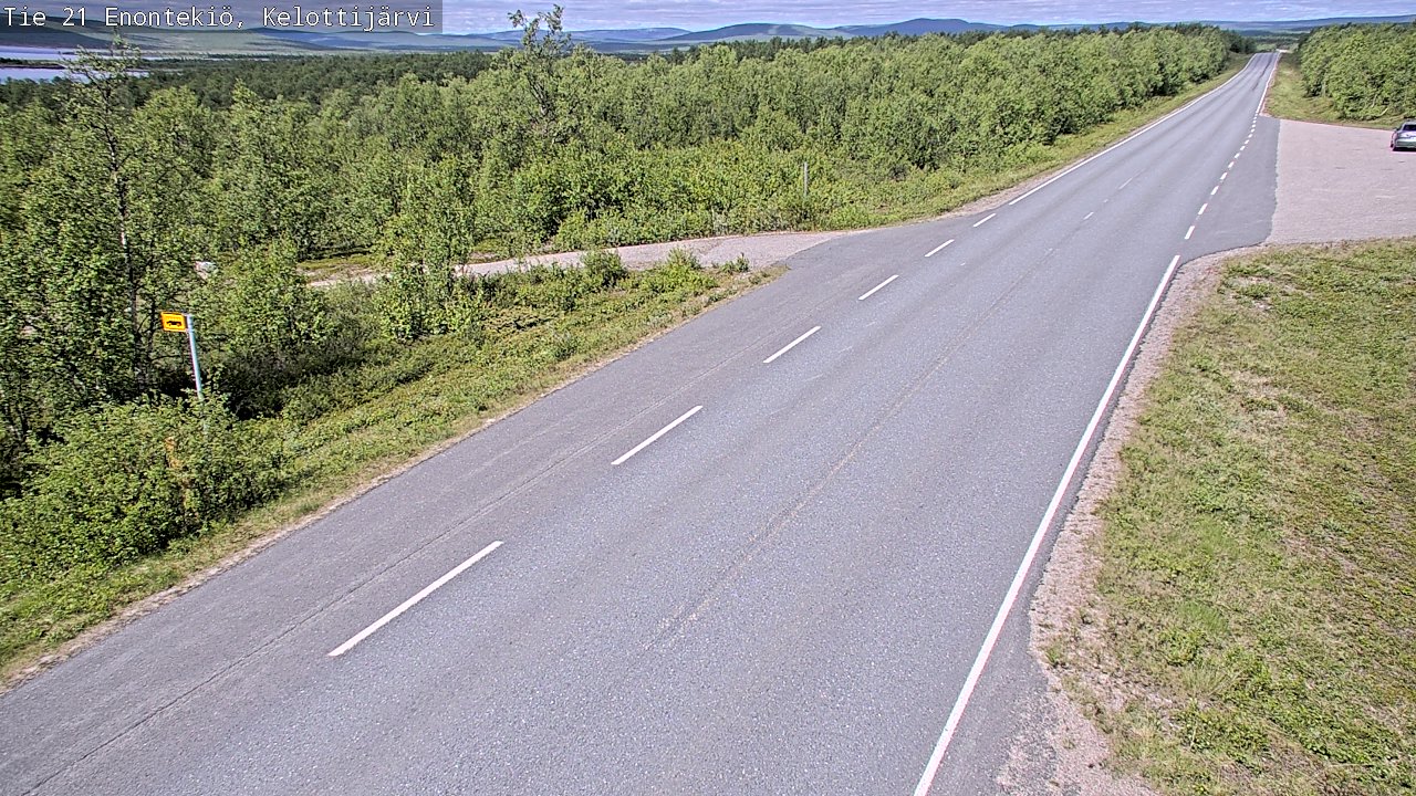 Kelikamerat Kuva Tie 21 Enontekiö, Kelottijärvi, Enontekiö, Lappi