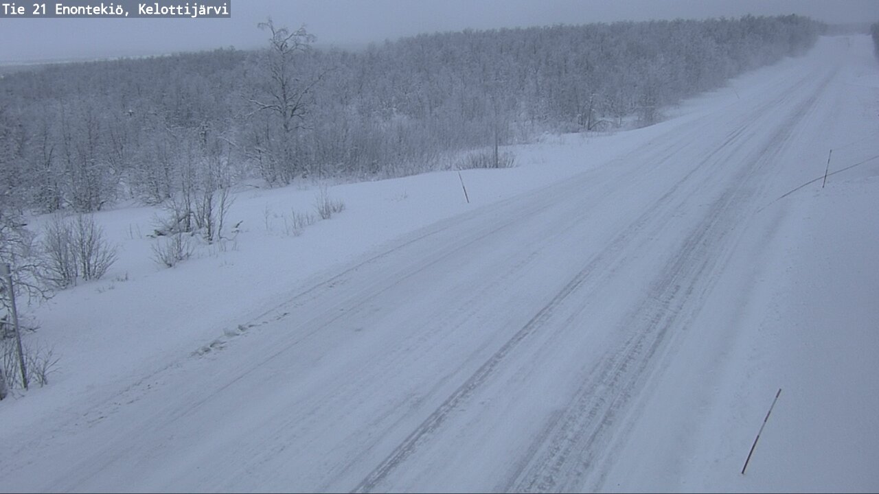 Kelikamerat Kuva Tie 21 Enontekiö, Kelottijärvi, Enontekiö, Lappi