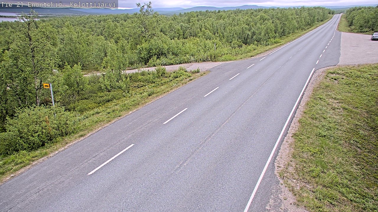 Kelikamerat Kuva Tie 21 Enontekiö, Kelottijärvi, Enontekiö, Lappi
