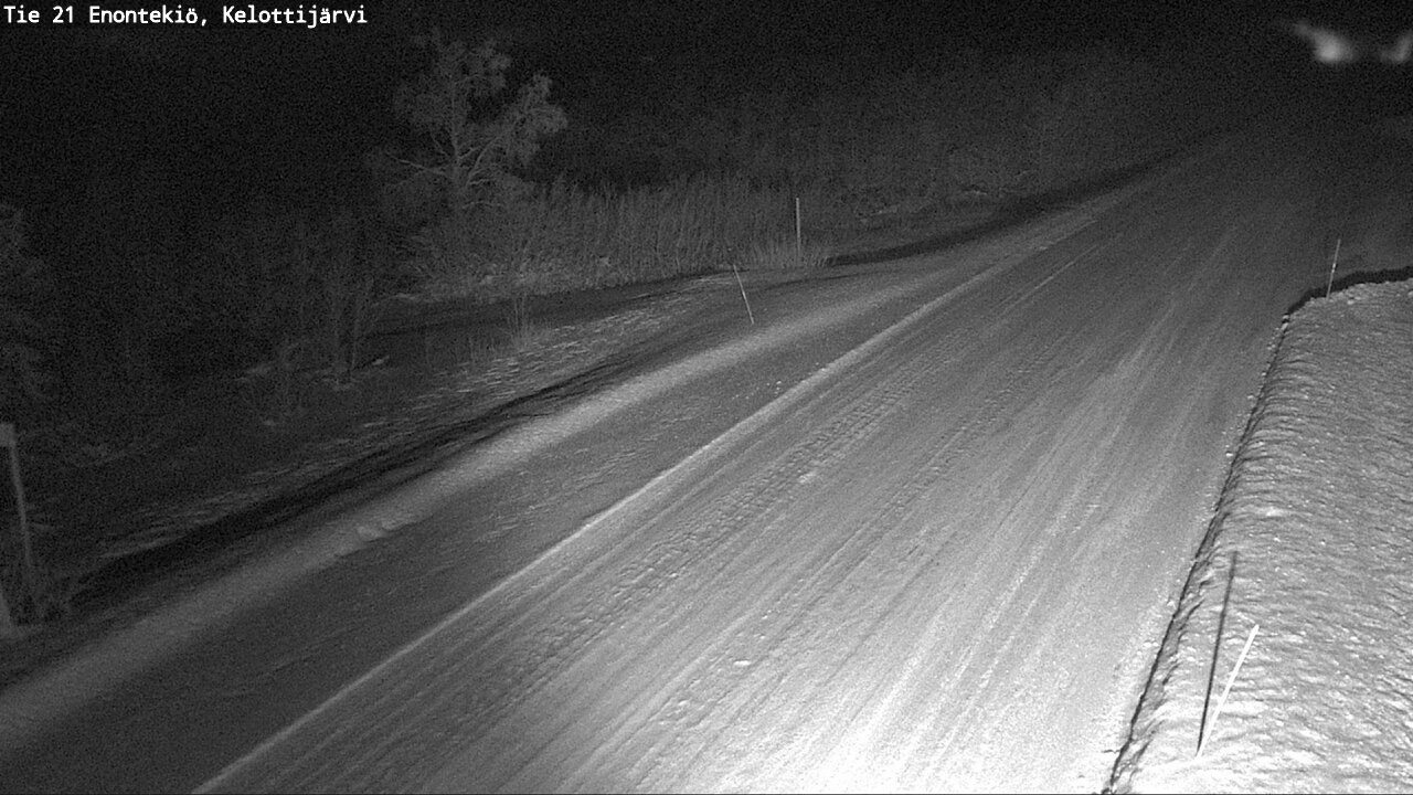 Weather Camera Image Road 21 Enontekiö, Kelottijärvi, Enontekiö, Lappi