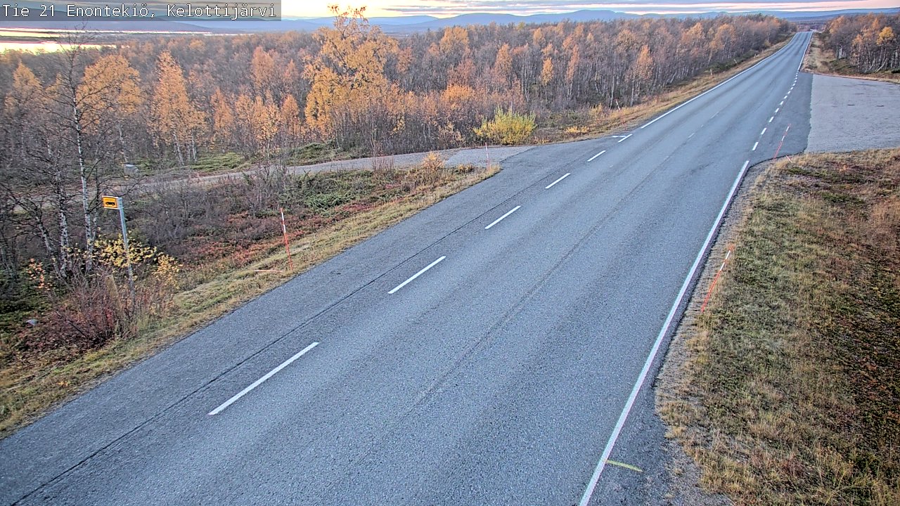 Kelikamerat Kuva Tie 21 Enontekiö, Kelottijärvi, Enontekiö, Lappi