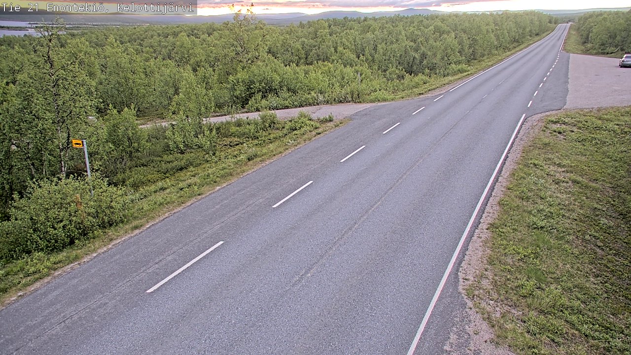 Kelikamerat Kuva Tie 21 Enontekiö, Kelottijärvi, Enontekiö, Lappi