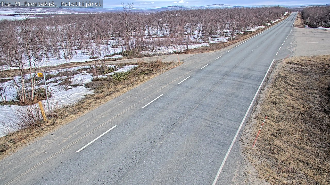 Kelikamerat Kuva Tie 21 Enontekiö, Kelottijärvi, Enontekiö, Lappi