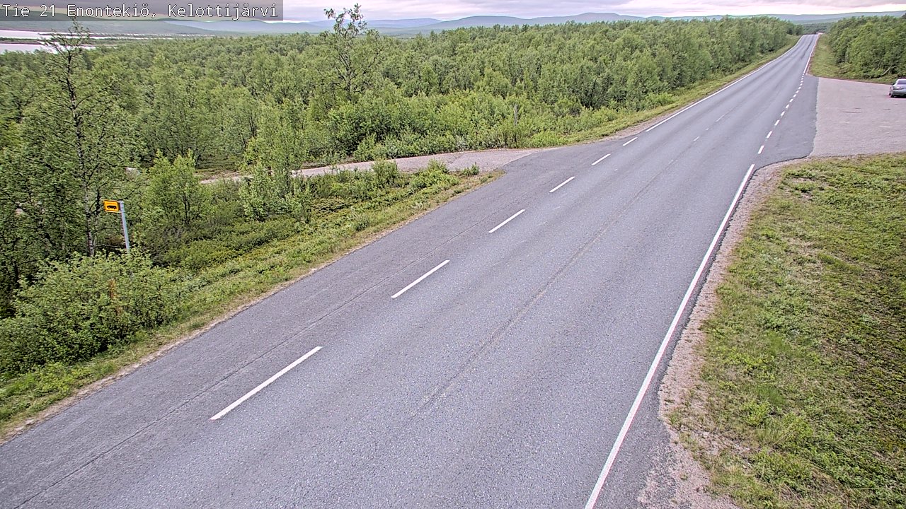 Kelikamerat Kuva Tie 21 Enontekiö, Kelottijärvi, Enontekiö, Lappi