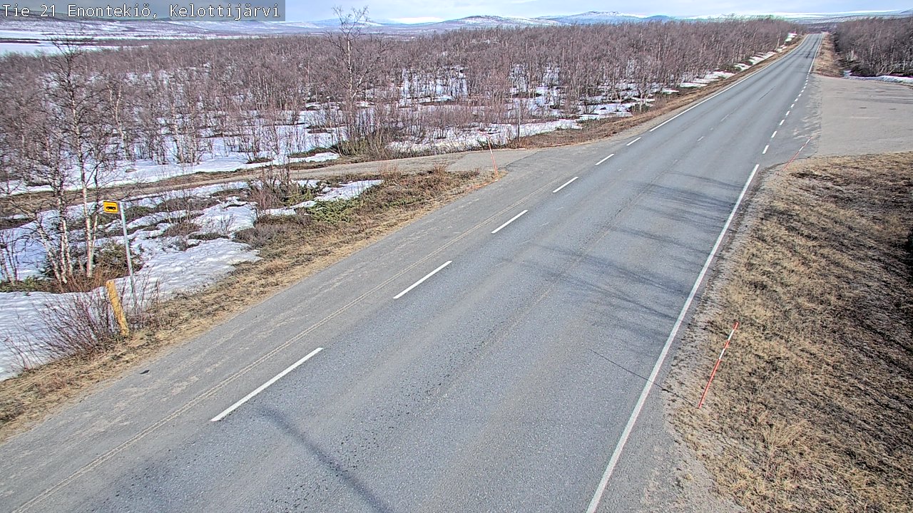 Kelikamerat Kuva Tie 21 Enontekiö, Kelottijärvi, Enontekiö, Lappi