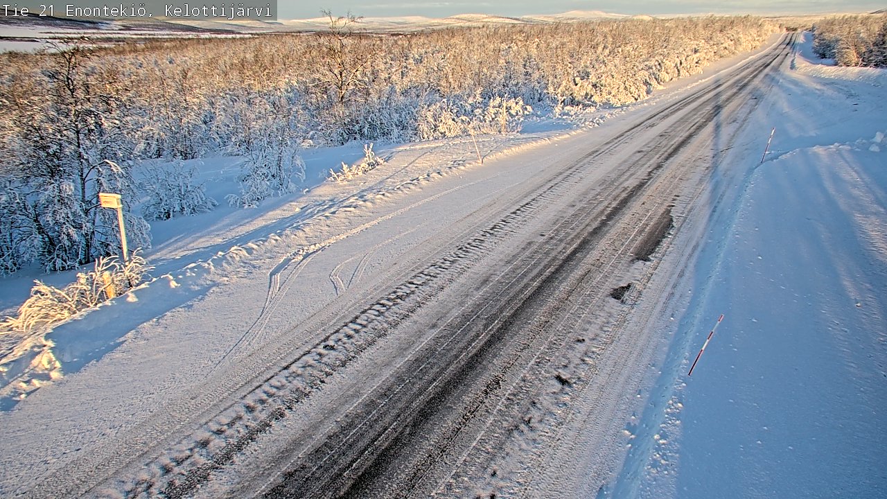 Kelikamerat Kuva Tie 21 Enontekiö, Kelottijärvi, Enontekiö, Lappi