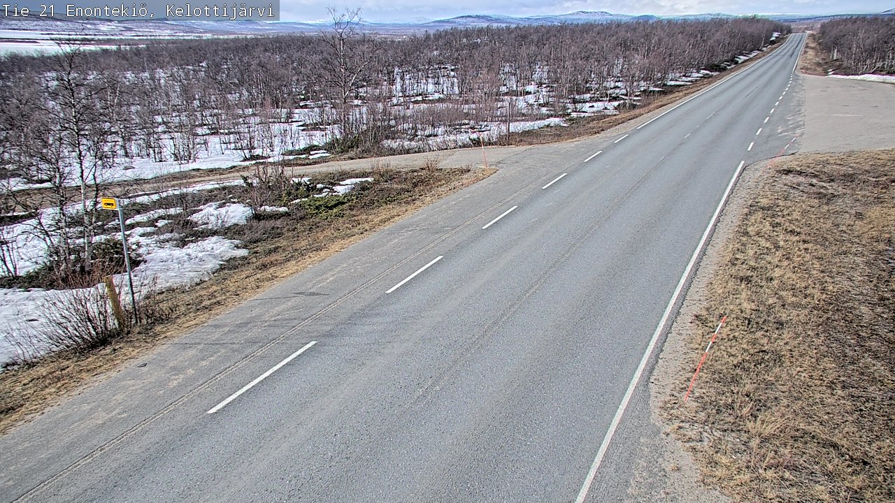 Kelikamerat Kuva Tie 21 Enontekiö, Kelottijärvi, Enontekiö, Lappi