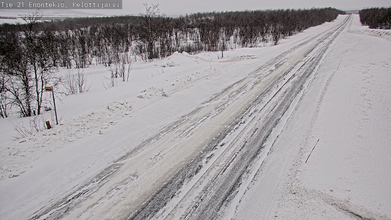 Kelikamerat Kuva Tie 21 Enontekiö, Kelottijärvi, Enontekiö, Lappi