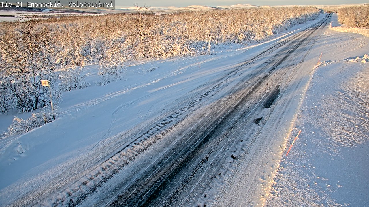 Kelikamerat Kuva Tie 21 Enontekiö, Kelottijärvi, Enontekiö, Lappi