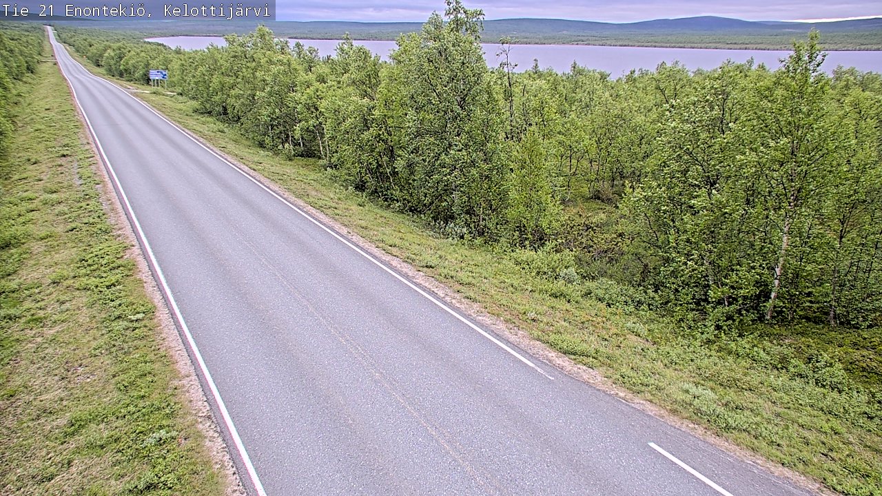Kelikamerat Kuva Tie 21 Enontekiö, Kelottijärvi, Enontekiö, Lappi