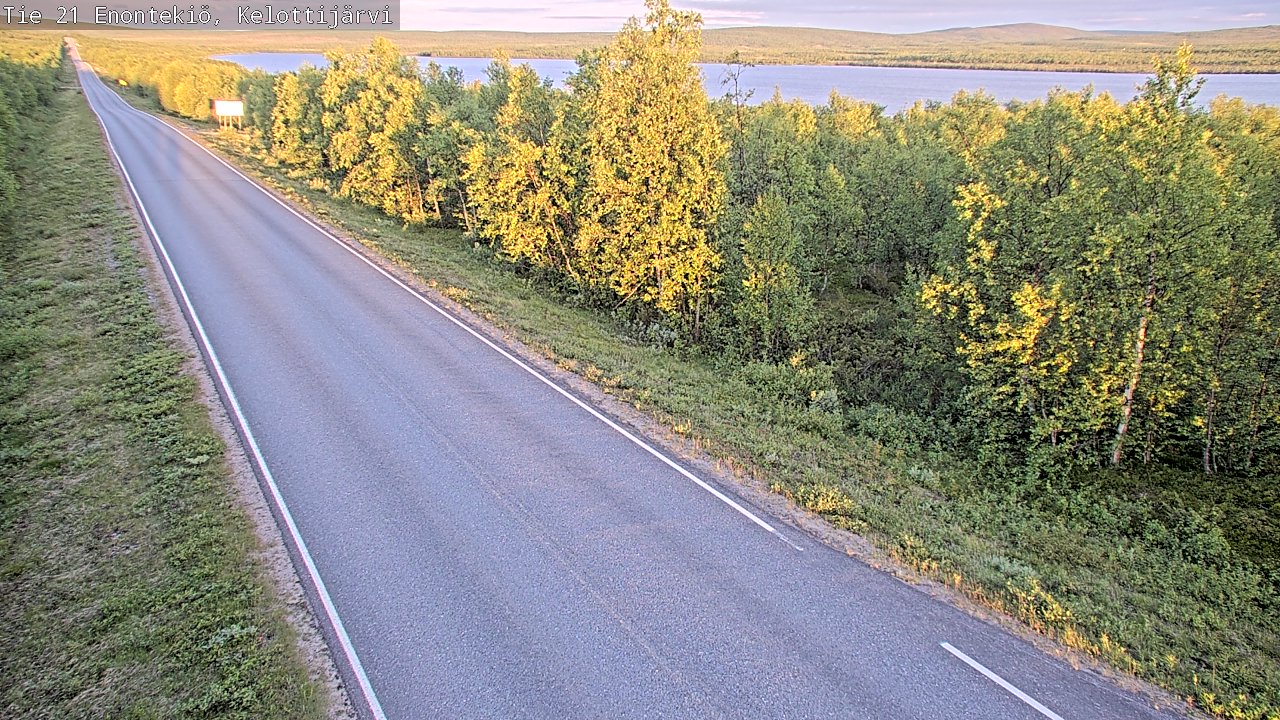 Kelikamerat Kuva Tie 21 Enontekiö, Kelottijärvi, Enontekiö, Lappi