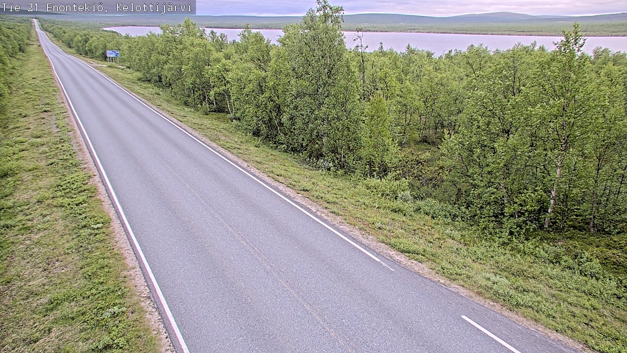 Kelikamerat Kuva Tie 21 Enontekiö, Kelottijärvi, Enontekiö, Lappi