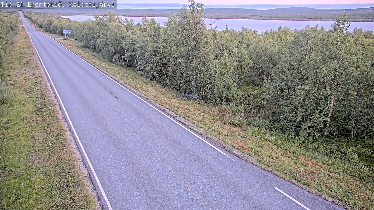 Kelikamerat Kuva Tie 21 Enontekiö, Kelottijärvi, Enontekiö, Lappi