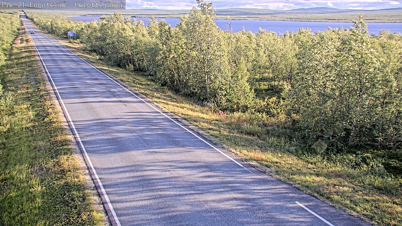 Kelikamerat Kuva Tie 21 Enontekiö, Kelottijärvi, Enontekiö, Lappi