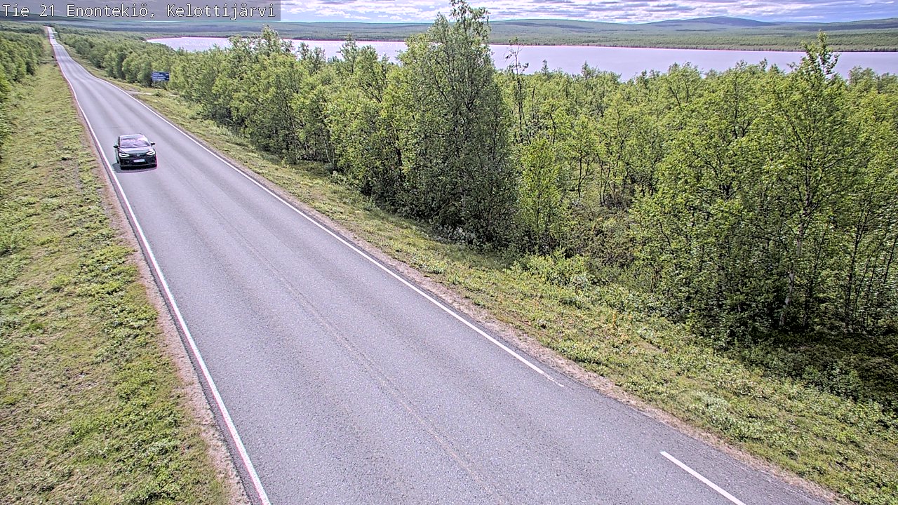 Kelikamerat Kuva Tie 21 Enontekiö, Kelottijärvi, Enontekiö, Lappi